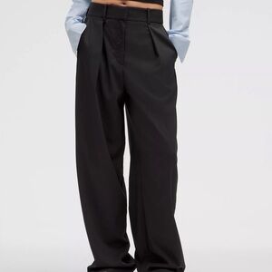 NWT Lululemon Pleat Front High-Rise Trousers
